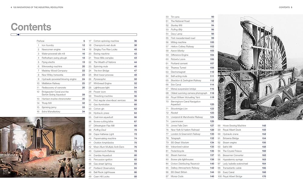 100 Innovations of the Industrial Revolution: From 1700 to